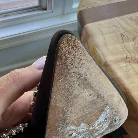 Manolo Blahnik Lurum Satin Mules - Picture 4 of 10